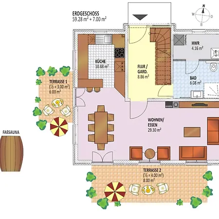 Kapitaenshaus In Casa de Férias Glowe